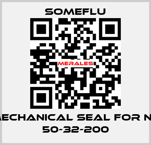 MECHANICAL SEAL for NP 50-32-200 SOMEFLU
