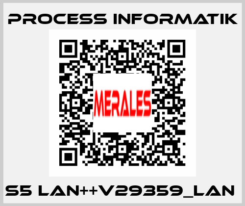 S5 LAN++V29359_LAN  Process Informatik