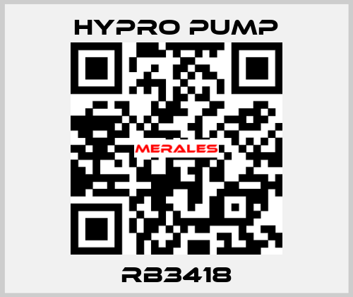 RB3418 Hypro Pump