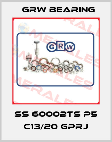 SS 60002TS P5 C13/20 GPRJ GRW Bearing