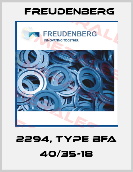 2294, Type BFA 40/35-18 Freudenberg