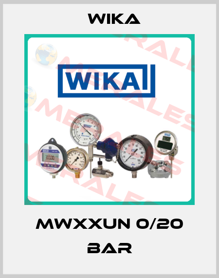 MWXXUN 0/20 bar Wika