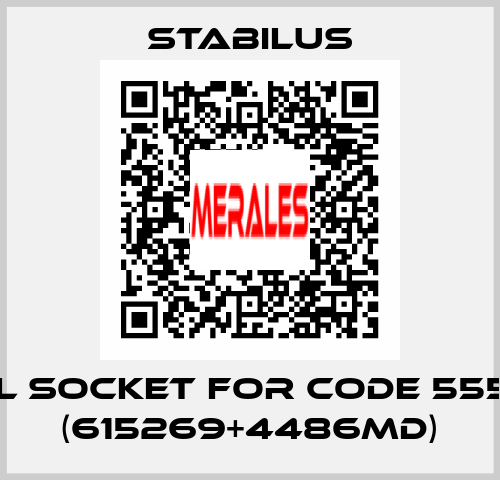 Ball socket for code 555762 (615269+4486MD) Stabilus