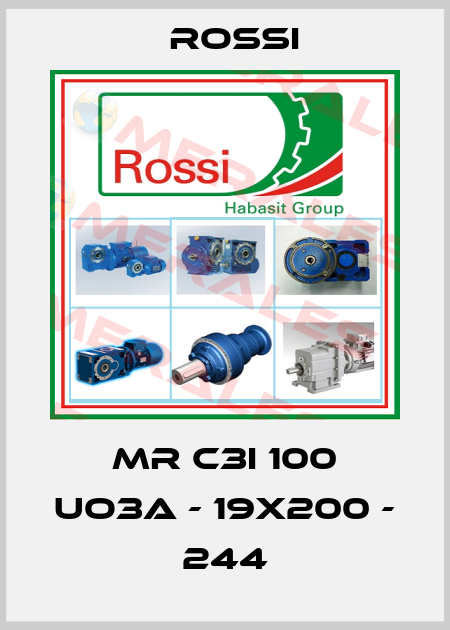 MR C3I 100 UO3A - 19x200 - 244 Rossi
