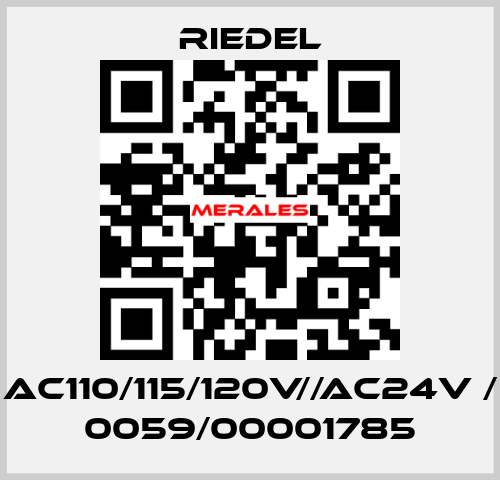AC110/115/120V//AC24V / 0059/00001785 Riedel