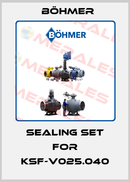 Sealing set for KSF-V025.040 Böhmer