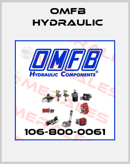 106-800-0061 OMFB Hydraulic