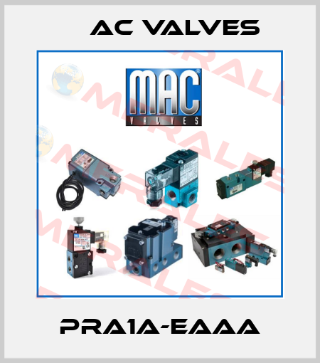 PRA1A-EAAA МAC Valves