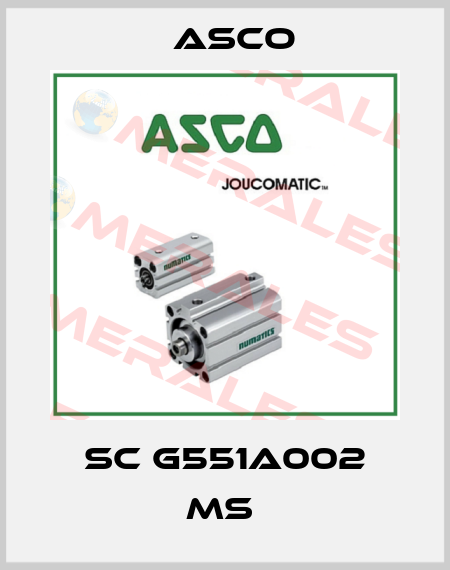 SC G551A002 MS  Asco