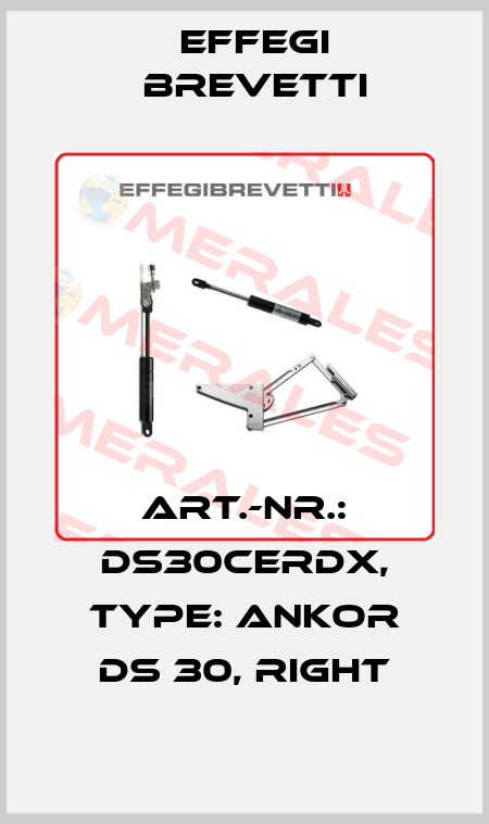 Art.-Nr.: DS30CERDX, Type: Ankor DS 30, right Effegi Brevetti