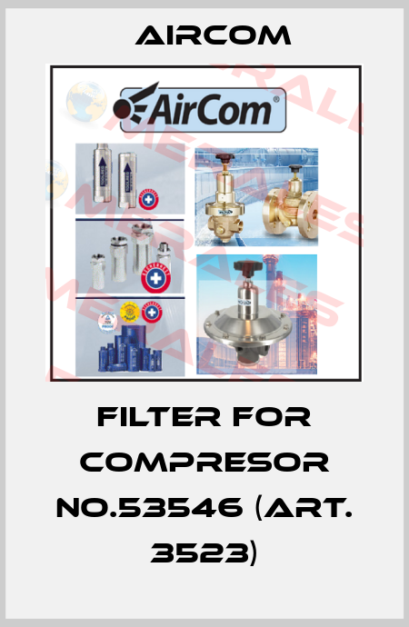 Filter for compresor No.53546 (Art. 3523) Aircom