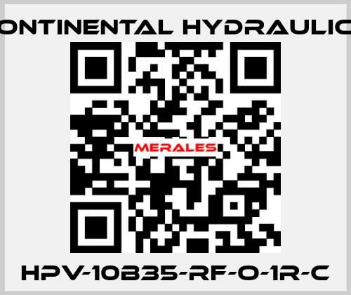 HPV-10B35-RF-O-1R-C Continental Hydraulics