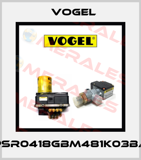 PSR0418GBM481K03BA Vogel