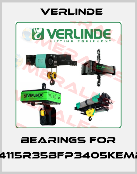 bearings for VT204115R35BFP3405KEM20MM Verlinde