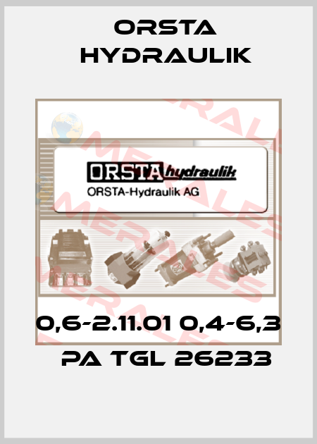 0,6-2.11.01 0,4-6,3 МPa TGL 26233 Orsta Hydraulik