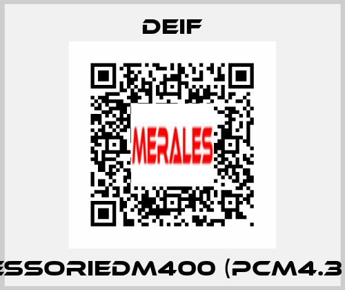 AccessorieDM400 (PCM4.3 GAS) Deif