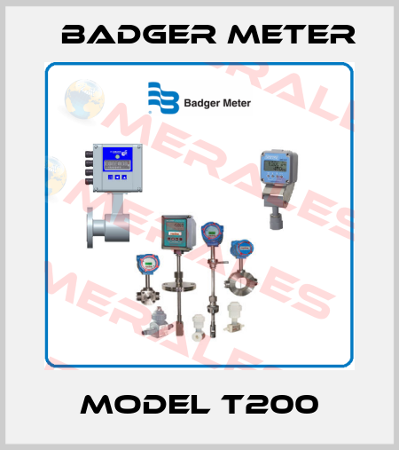 MODEL T200 Badger Meter