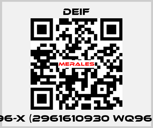 WQ96-x (2961610930 WQ96 2W) Deif