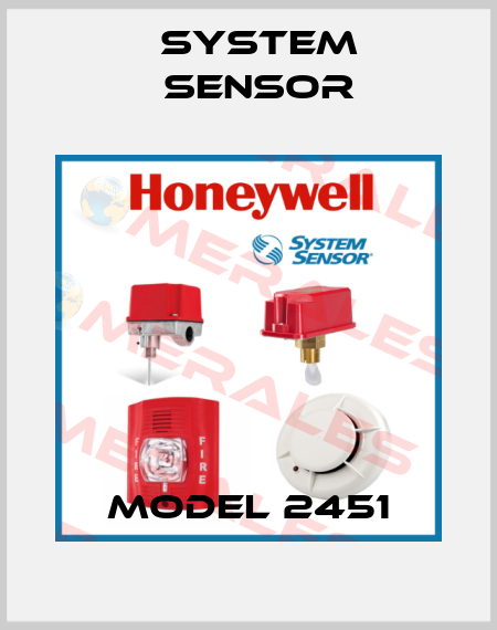 Model 2451 System Sensor