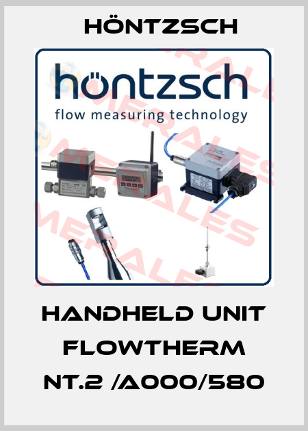 Handheld unit flowtherm NT.2 /A000/580 Höntzsch