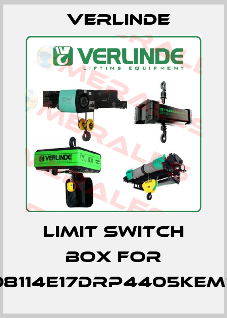 Limit switch box for VT208114E17DRP4405KEM16MO Verlinde