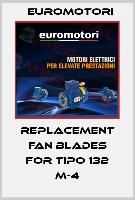 Replacement fan blades for Tipo 132 M-4 Euromotori