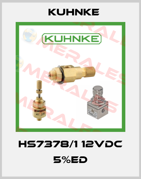 HS7378/1 12VDC 5%ED Kuhnke