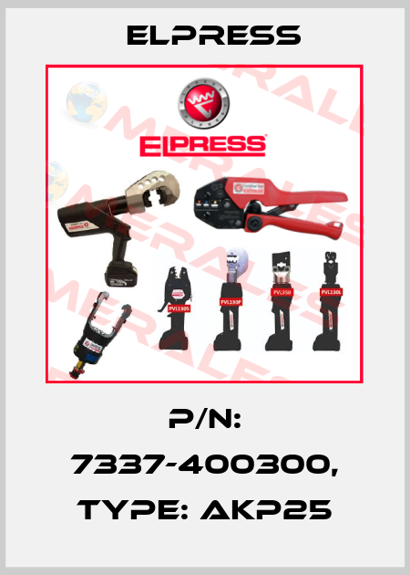 p/n: 7337-400300, Type: AKP25 Elpress