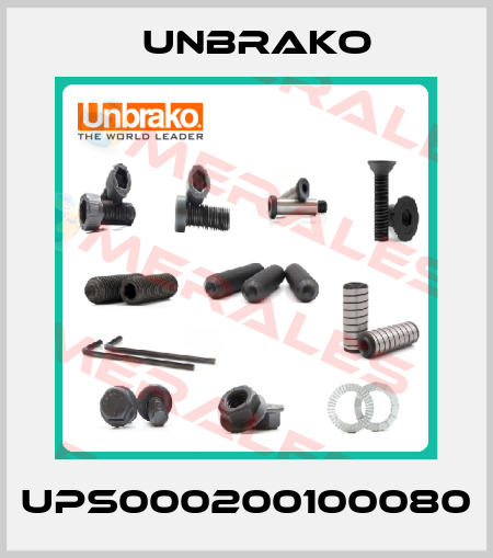 UPS000200100080 Unbrako