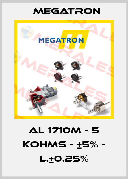 AL 1710M - 5 KOHMS - ±5% - L.±0.25% Megatron