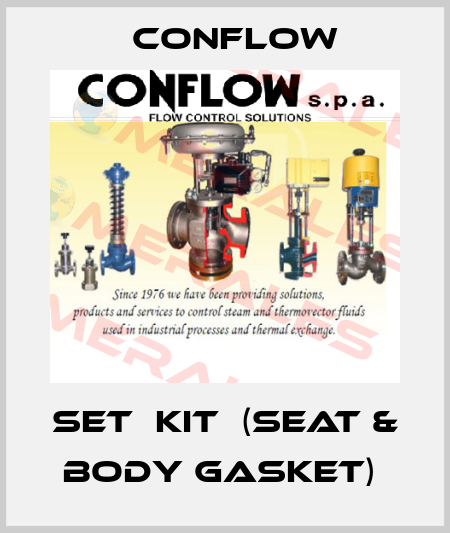 SET  KIT  (SEAT & BODY GASKET)  CONFLOW