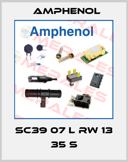 SC39 07 L RW 13 35 S Amphenol