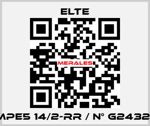 TMPE5 14/2-RR / N° G24328  Elte
