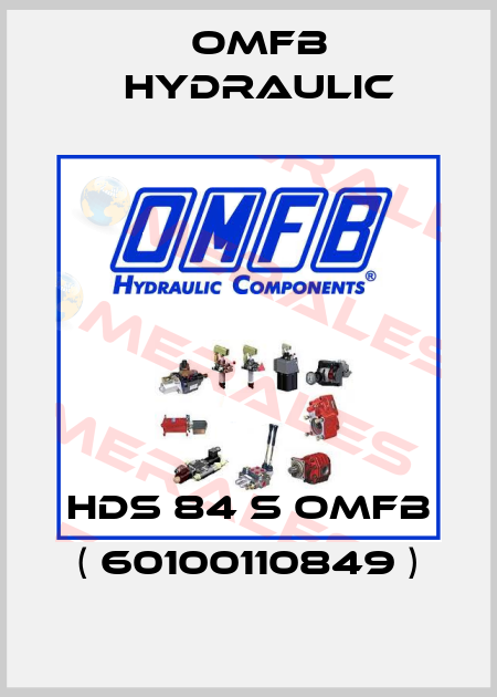 HDS 84 S OMFB ( 60100110849 ) OMFB Hydraulic
