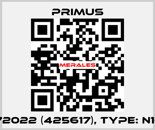 p/n: 72022 (425617), type: N10006 Primus