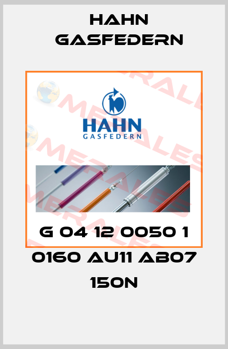 G 04 12 0050 1 0160 AU11 AB07 150N Hahn Gasfedern