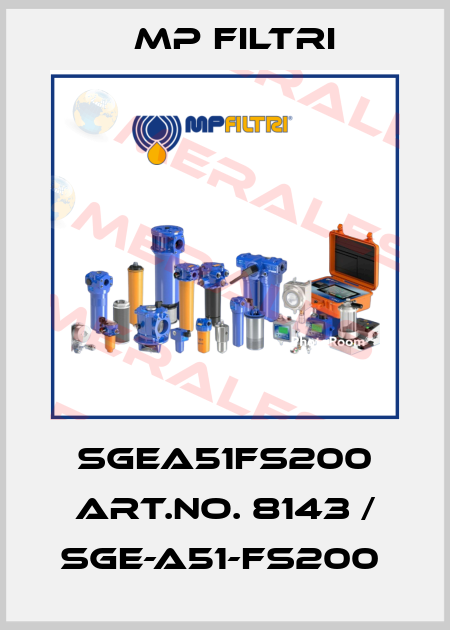 SGEA51FS200 Art.No. 8143 / SGE-A51-FS200  MP Filtri