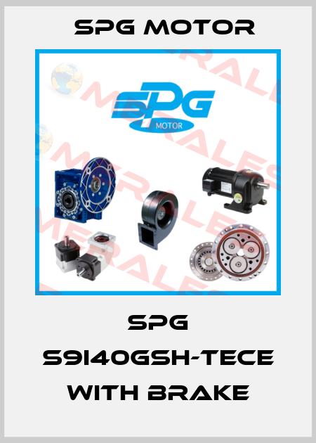 SPG S9I40GSH-TECE with brake Spg Motor