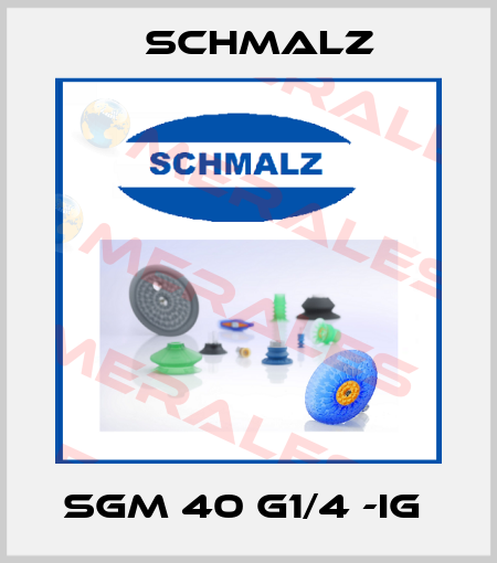 SGM 40 G1/4 -IG  Schmalz