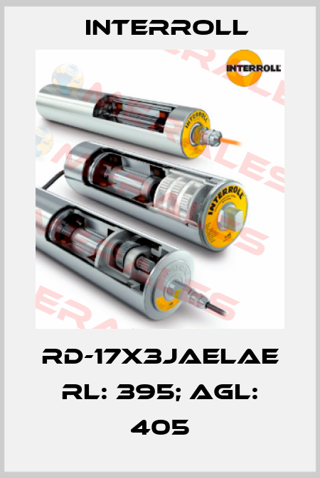 RD-17X3JAELAE RL: 395; AGL: 405 Interroll