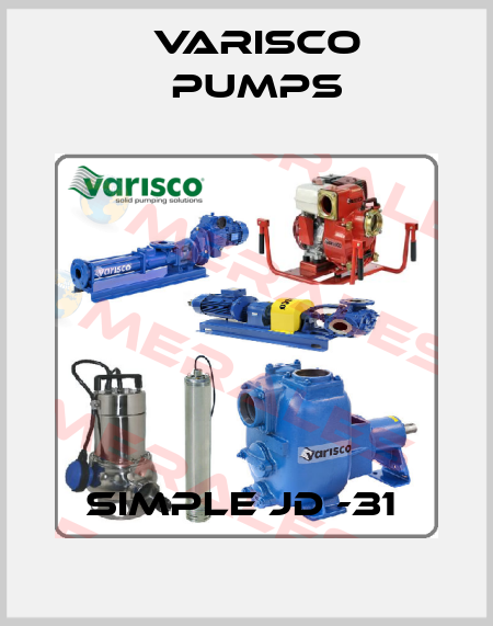 SIMPLE JD -31  Varisco pumps