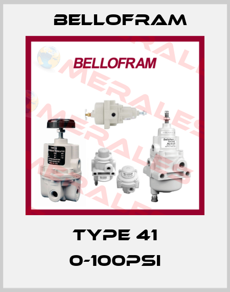 Type 41 0-100PSI Bellofram