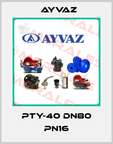 PTY-40 DN80 PN16 Ayvaz