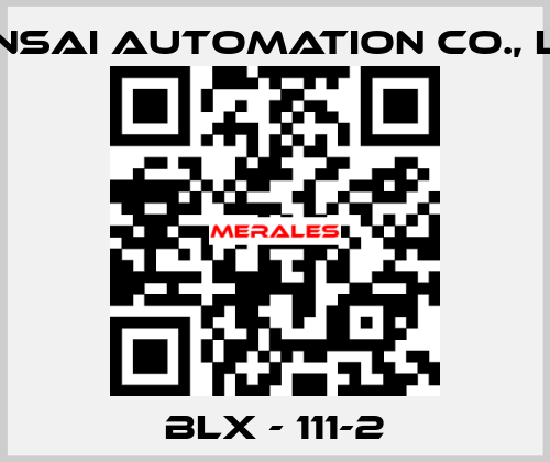 BLX - 111-2 KANSAI Automation Co., Ltd.