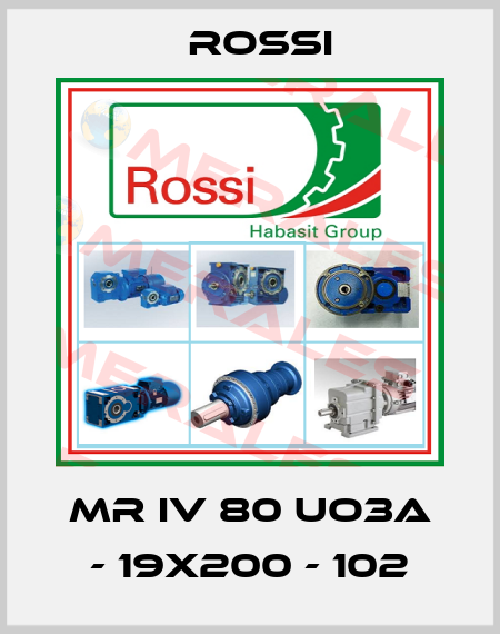 MR IV 80 UO3A Rossi