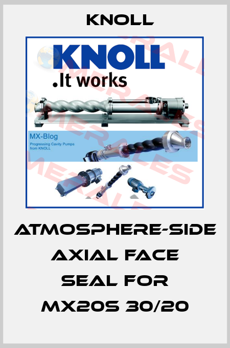 ATMOSPHERE-SIDE AXIAL FACE SEAL FOR MX20S 30/20 KNOLL