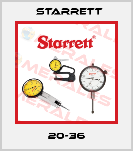 20-36 Starrett
