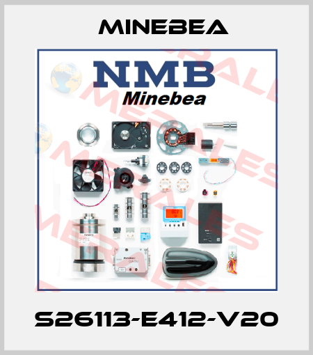 S26113-E412-V20 Minebea