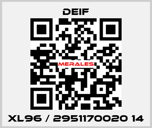 XL96 / 2951170020 14 Deif