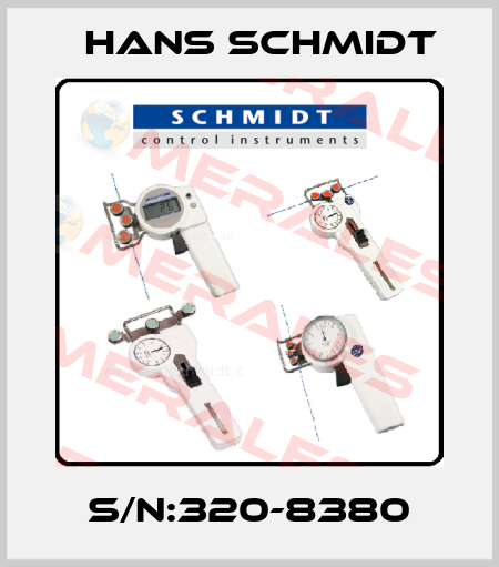 S/N:320-8380 Hans Schmidt